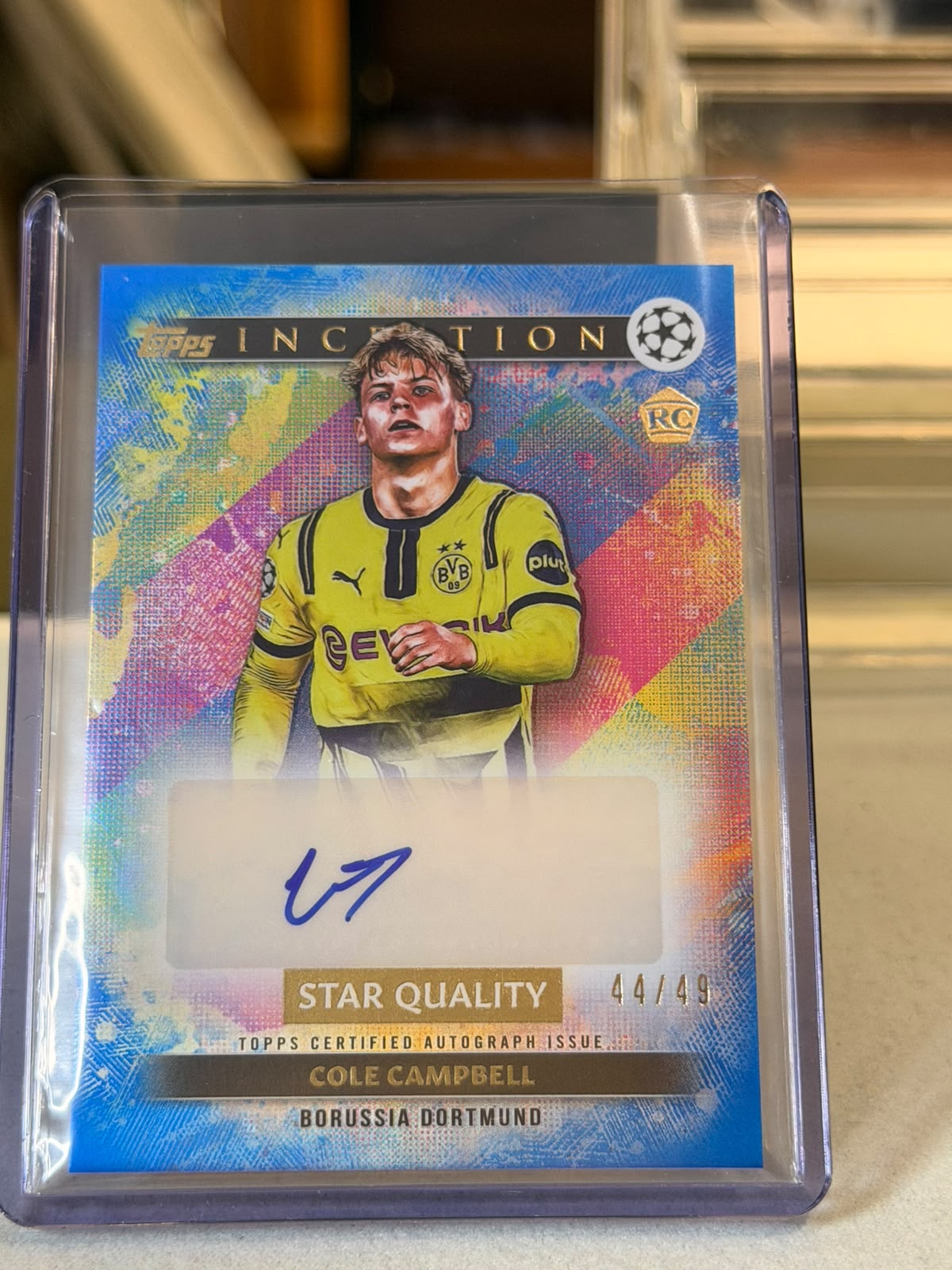 Cole Campbell front - 2024/25 Topps Inception UEFA Club Competitions 44/49