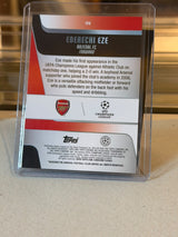 Eberechi Eze 2025/26 Topps Chrome UEFA Champions League Red refractor - back