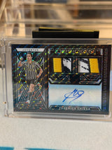 Federico Chiesa Juventus Panini Obsidian Dual Ink 1 of 1 autograph relic card image 1