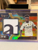 Vinícius Júnior front - 2025-26 Panini Select La Liga Jumbo Swatches 20/25