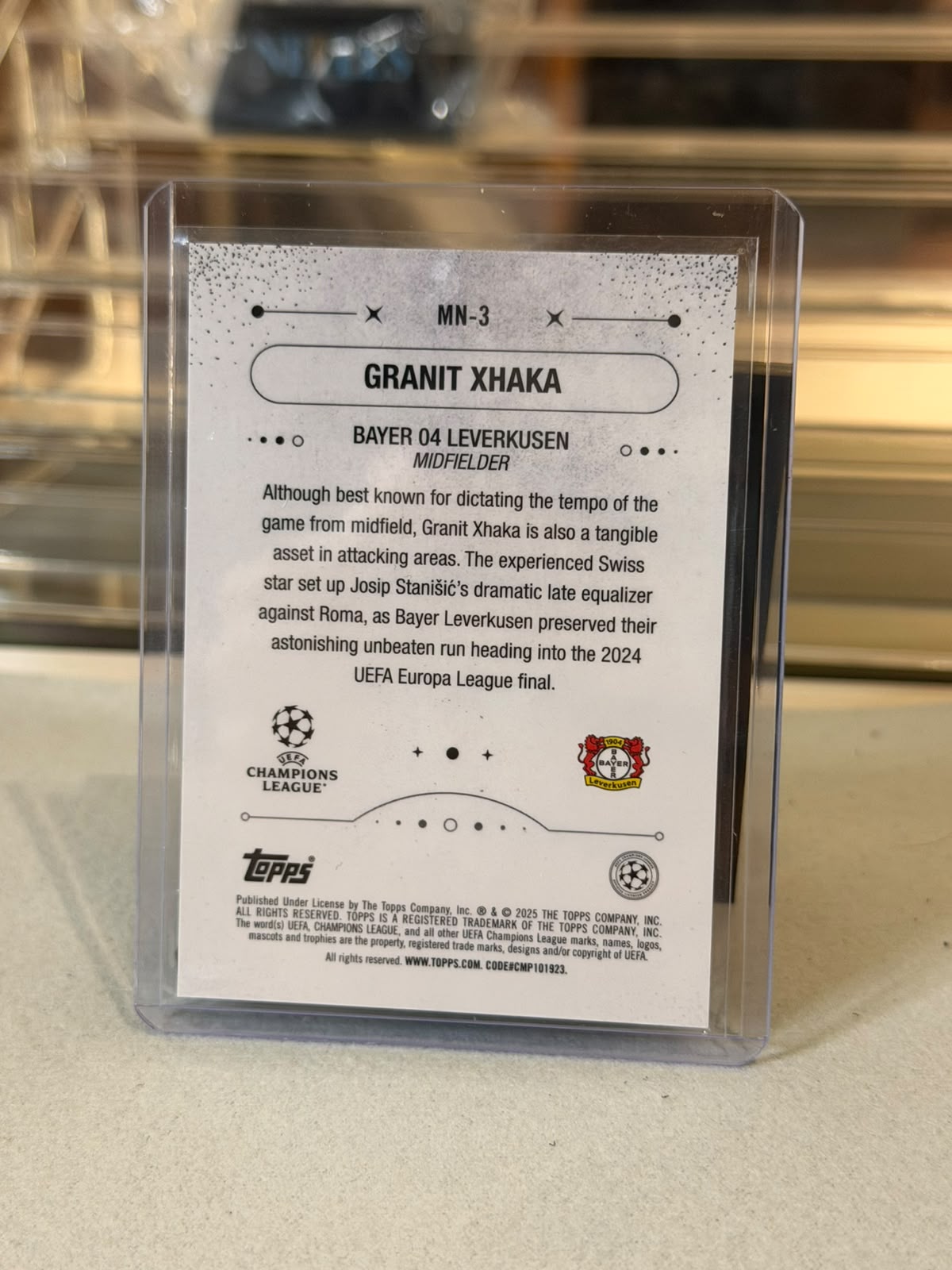 Granit Xhaka - back