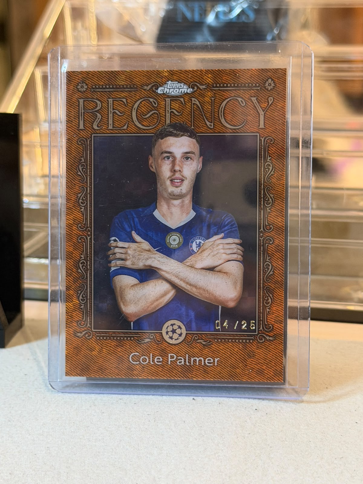 Cole Palmer - 2026 Topps Chrome UEFA Champions League Regency RC-5 04/25 - Front