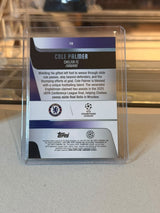 Cole Palmer 38/50 #118 Gold Refractor 2025-26 Topps Chrome UEFA Champions League - back