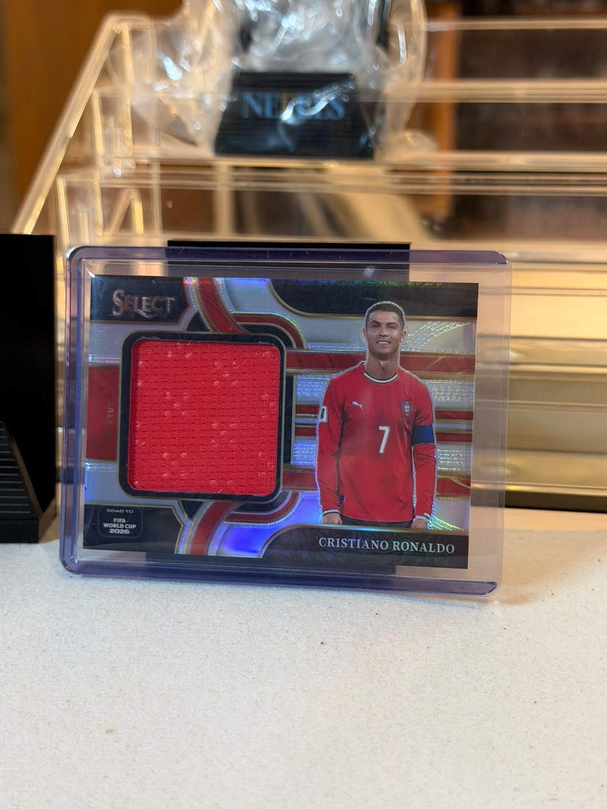 Cristiano Ronaldo - 2025-26 Panini Select Road to FIFA World Cup 2026 Soccer Jumbo Swatches JS-CR7 - Front