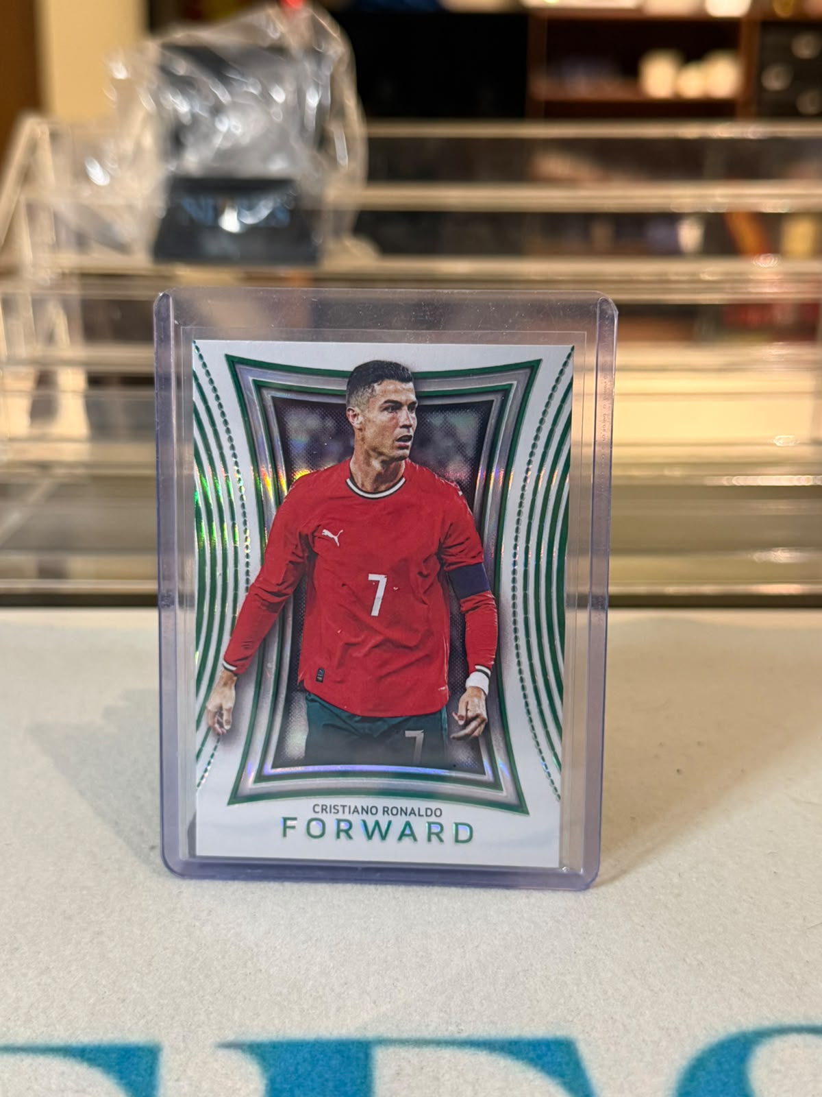 Cristiano Ronaldo Portugal Futera Platinum card image A - C0000687