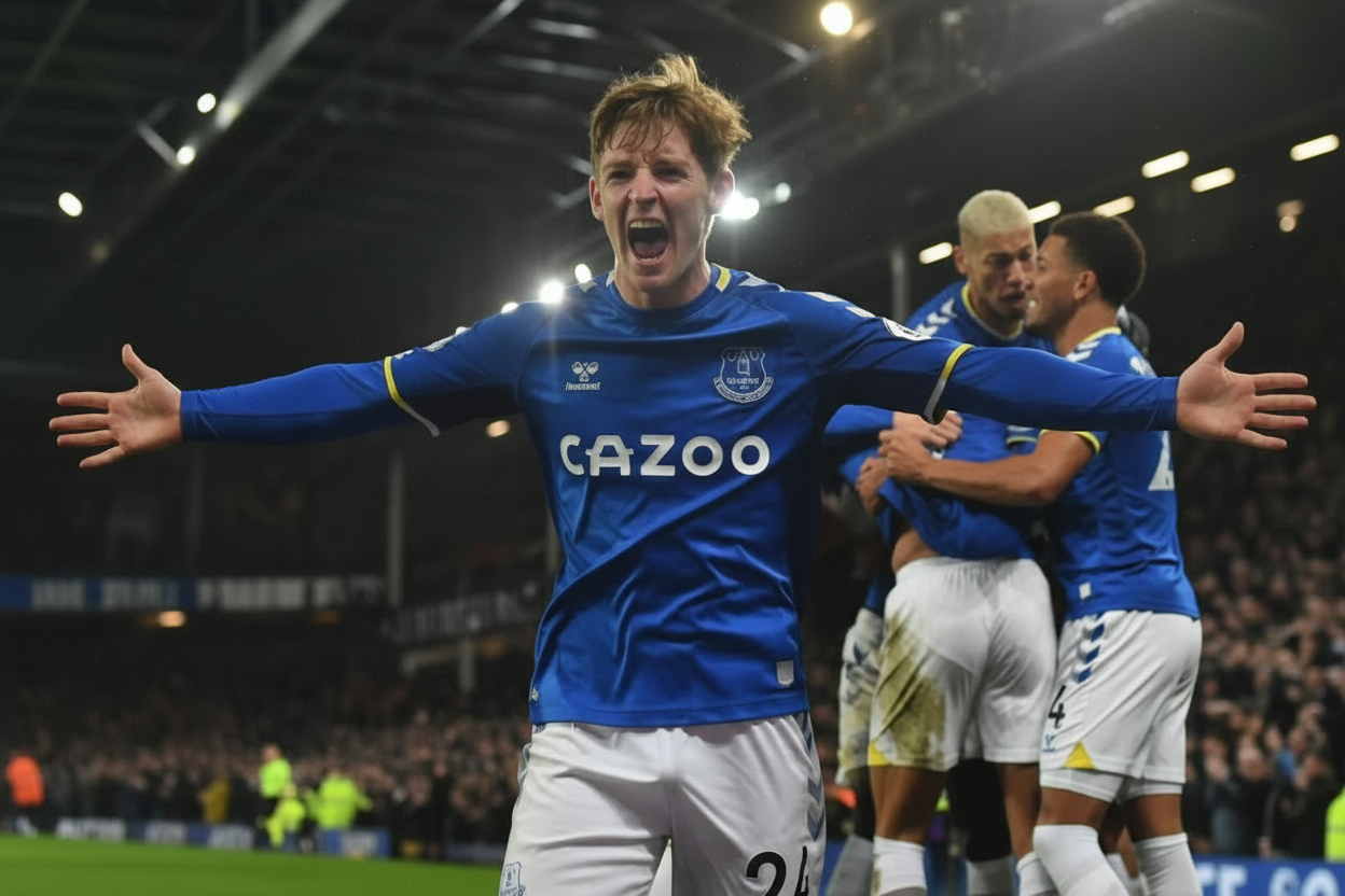 Signed Everton Shirt 2021/22 – Anthony Gordon