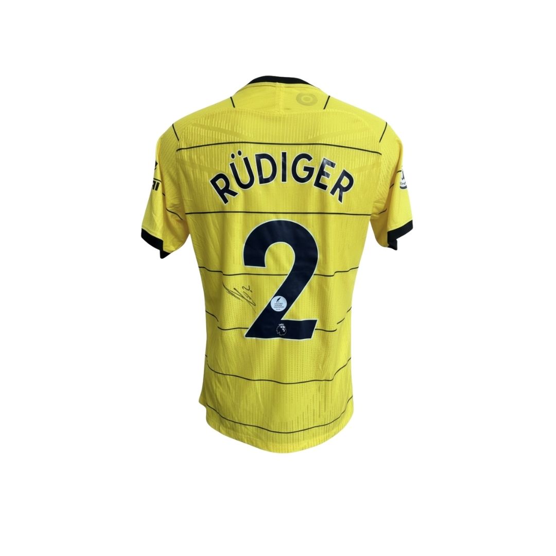 Chelsea Away Shirt 2021/22 Signed by Antonio Rüdiger