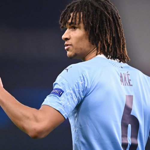 Nathan Aké Manchester City 2022/23 Signed Away Shirt