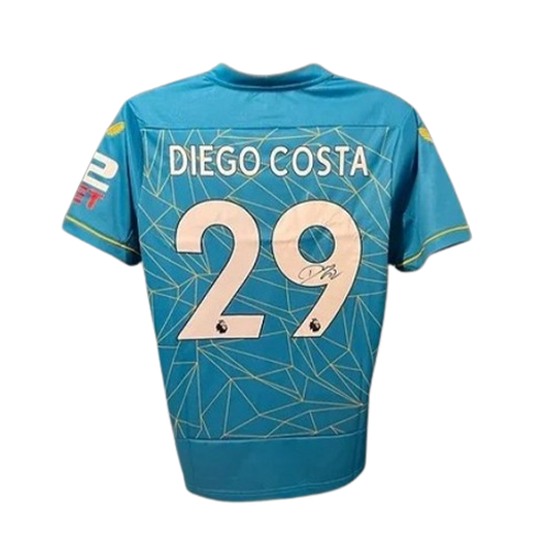Diego Costa's Wolves 2022/23 Signed Away Shirt