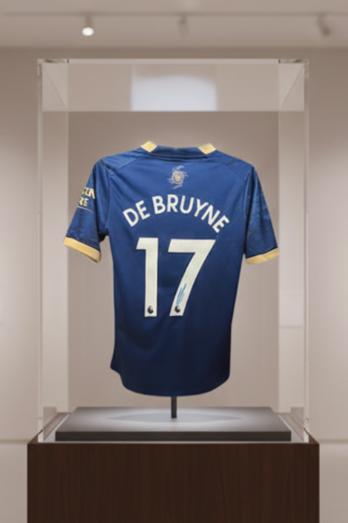 Kevin De Bruyne Signed Man City Chinese New Year Shirt, front view