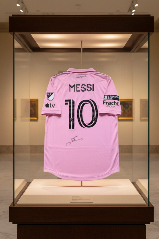 Lionel Messi Signed Inter Miami Leagues Cup Final Shirt, front view