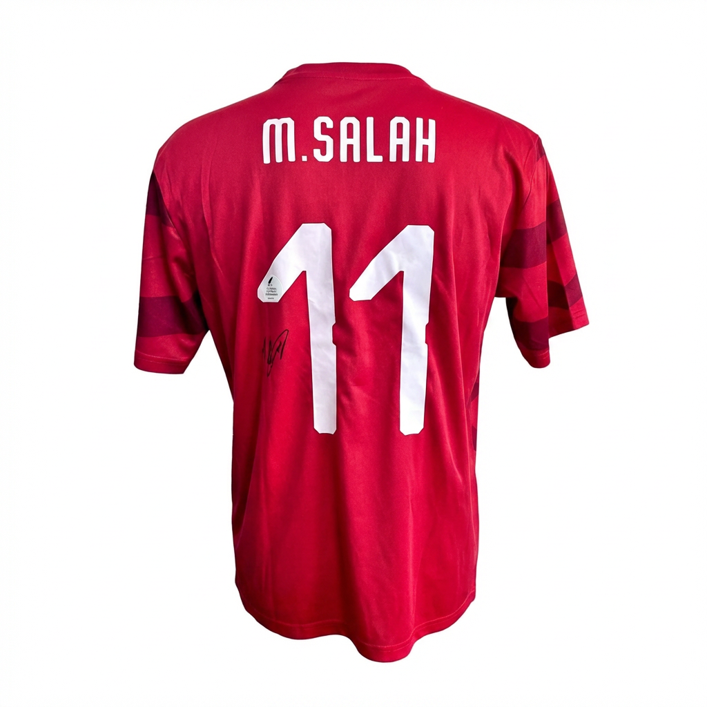 Egypt 2019 Signed Replica Shirt – Mohamed Salah
