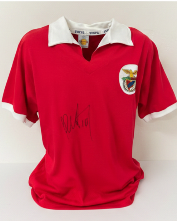 Benfica Retro Shirt - Signed by Rui Costa
