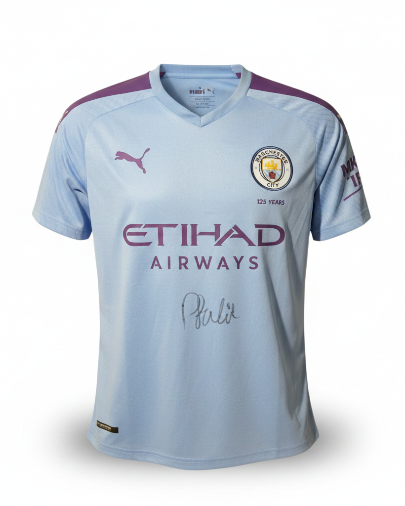 Phil Foden's Manchester City 2019/20 Signed Shirt