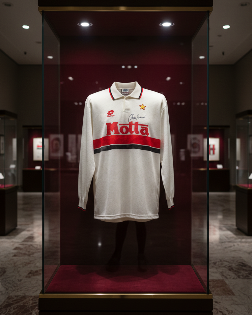 Official AC Milan Shirt, 1993/94 - Signed by Franco Baresi