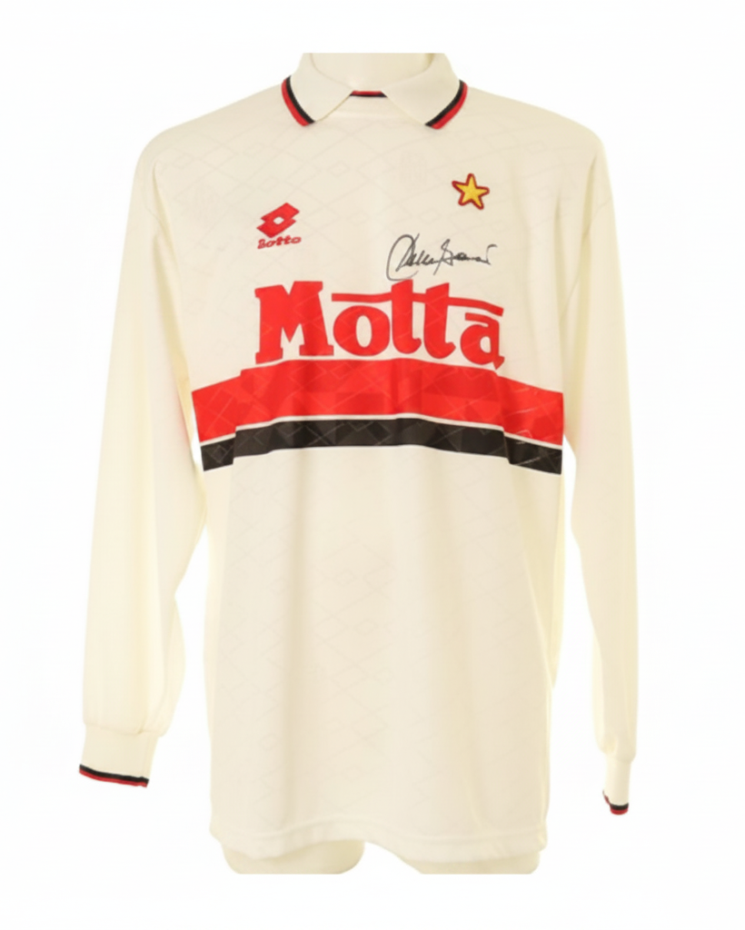 Official AC Milan Shirt, 1993/94 - Signed by Franco Baresi