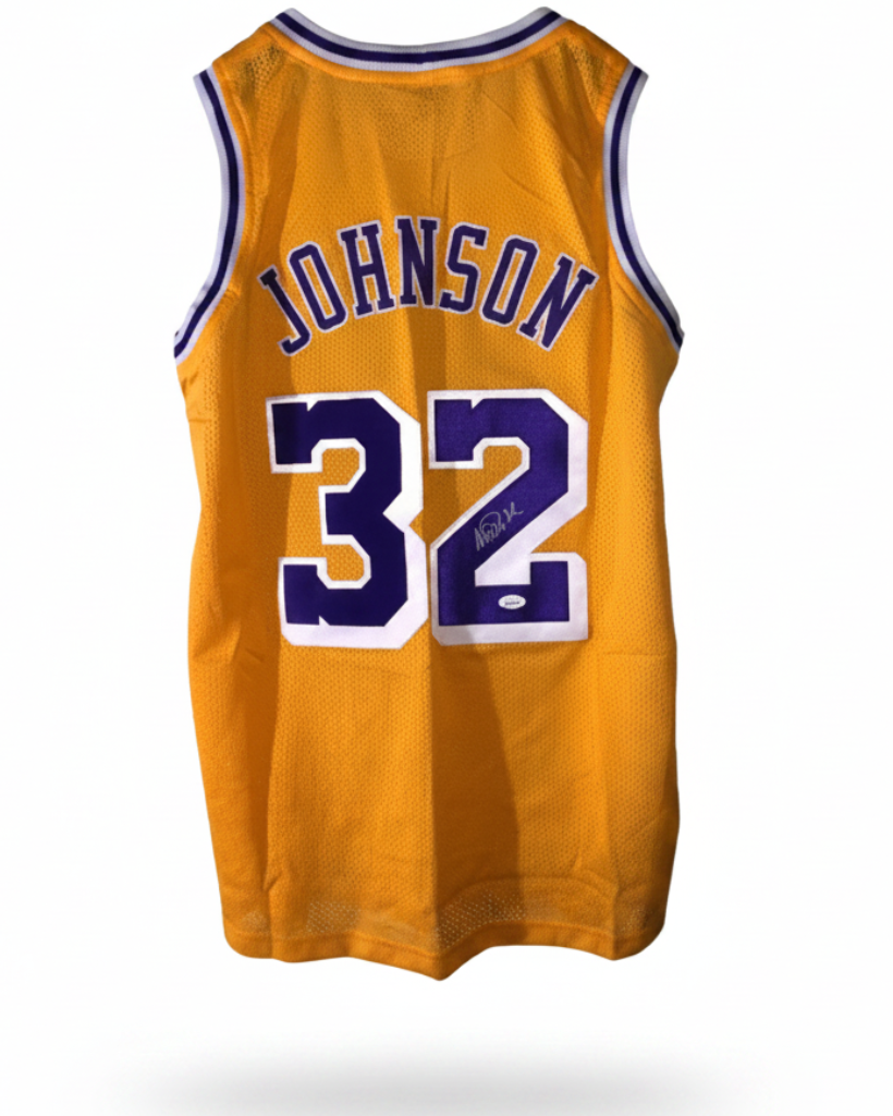 Magic Johnson Official Lakers Signed Jersey