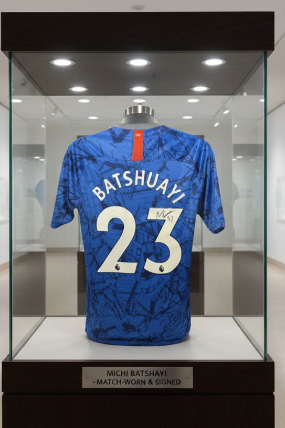 Michy Batshuayi Signed Chelsea 2019/20 Shirt, front