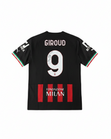 Giroud Signed AC Milan Jersey - Back