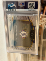 Kalidou Koulibaly 1/1 Jumbo Swatch Patch (Black) – 2022-23 Panini Select (PSA 7) – Chelsea trading card, back