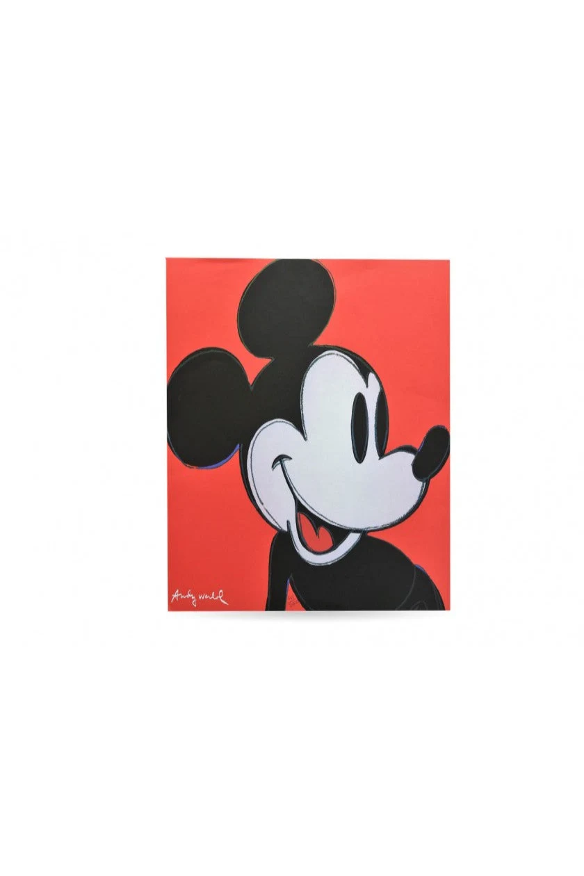 "Mickey Mouse" lithograph by Andy Warhol — full view