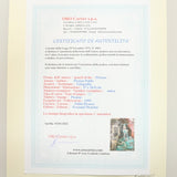 "Toros y Toreros" lithograph by Pablo Picasso — reverse side detail