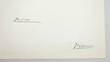"Toros y Toreros" lithograph by Pablo Picasso — Certificate of Authenticity