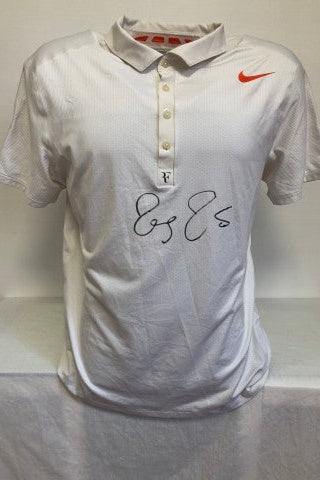 Roger Federer Signed Match-Issued Wimbledon 2013 Shirt, front