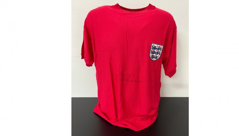 Alan Shearer Signed England Retro Shirt, additional view