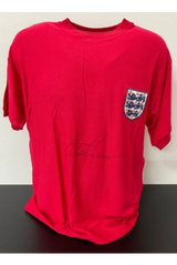 Alan Shearer Signed England Retro Shirt, front