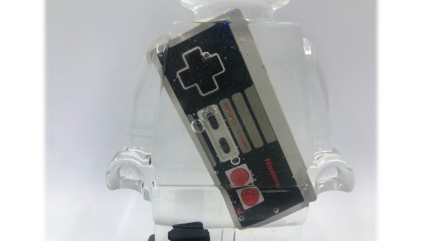 "Alter Ego Nintendo 368" - Sculpture by Alessandro Piano, close-up detail