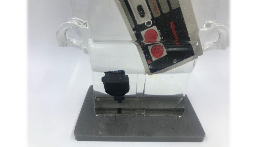 "Alter Ego Nintendo 368" - Sculpture by Alessandro Piano, detail view
