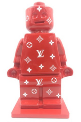 "Alter Ego Oscar Red" - Sculpture by Alessandro Piano, full view