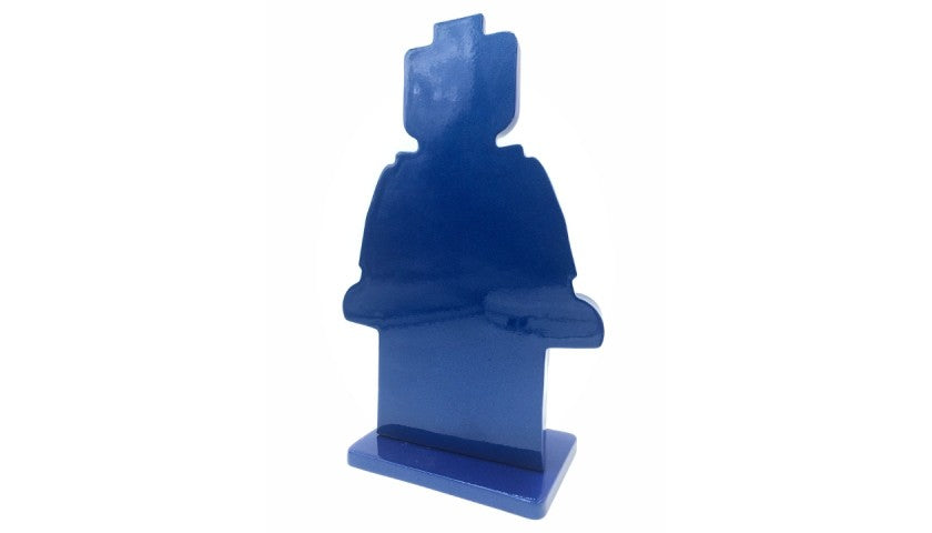 "Alter Ego Oscar RR" - Sculpture by Alessandro Piano, detail view