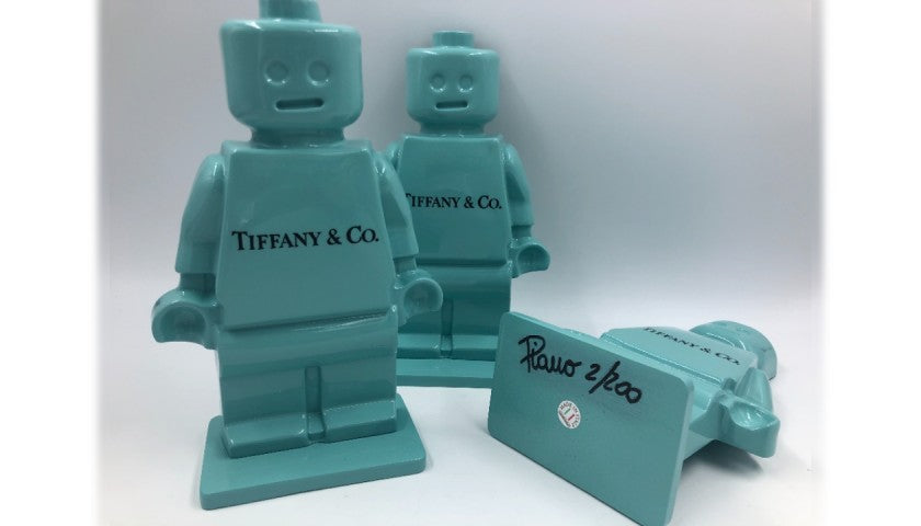 "Alter Ego Oscar Water" - Sculpture by Alessandro Piano, side view