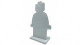 "Alter Ego Oscar White" - Sculpture by Alessandro Piano, detail view