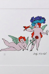 "Angels" lithograph by Andy Warhol — full view
