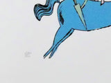 "Angels" lithograph by Andy Warhol — numbering detail