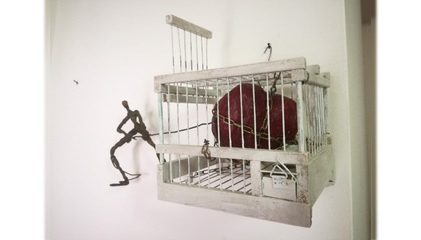 "Ex voto: la libertà di amare" by Patrizia Grieco, front view