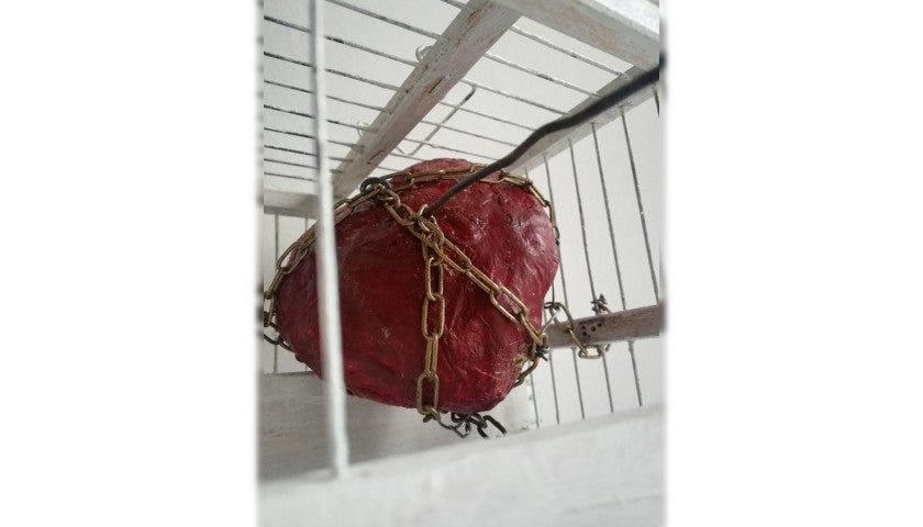 "Ex voto: la libertà di amare" by Patrizia Grieco, back view