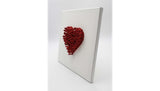 "Heart" by Alessandro Padovan — side angle showing 3D depth