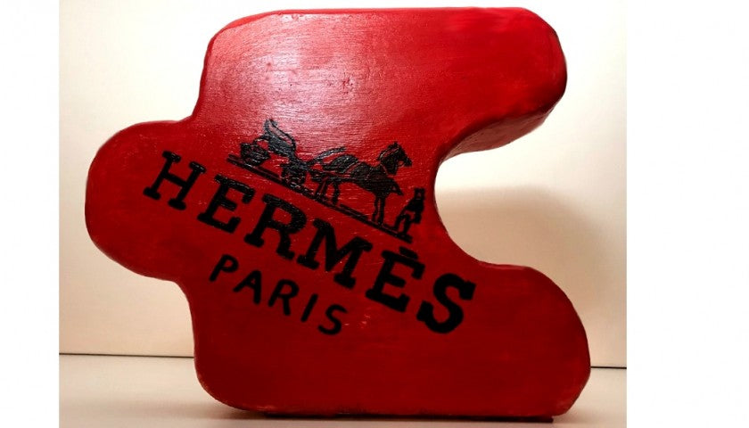"Hermes puzzle" Sculpture by RikPen, side view