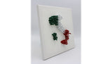 "Italy" by Alessandro Padovan — 3D screw art, detail view