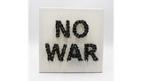 "No War" by Alessandro Padovan — 3D screw art, detail view