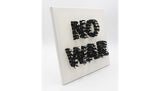"No War" by Alessandro Padovan — 3D screw art, detail view