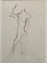 "Nudo n.15" by Ernesto Treccani — detail view