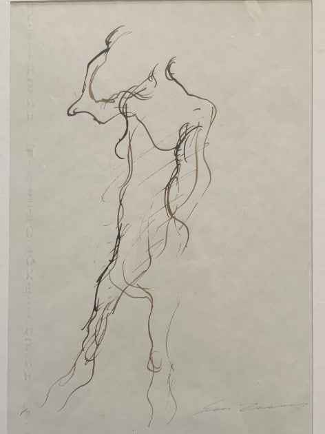 "Nudo n.15" by Ernesto Treccani — detail view