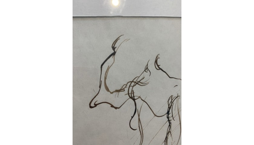 "Nudo n.15" by Ernesto Treccani — detail view