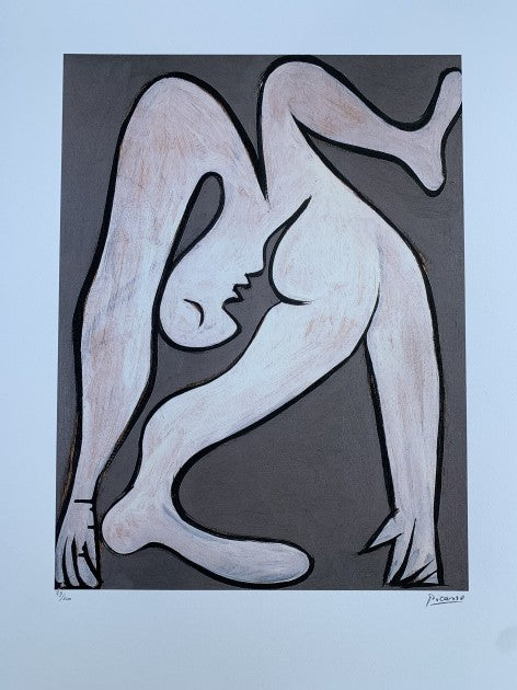 "The Acrobat" lithograph by Pablo Picasso — numbering detail