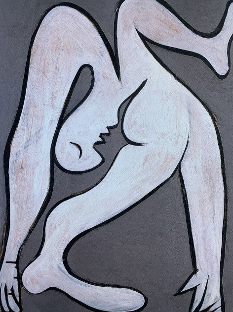 "The Acrobat" lithograph by Pablo Picasso — stamp detail